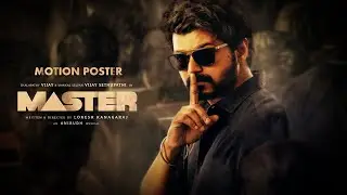 Master motion poster|Fan made|Trending tamil