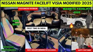 nissan magnite facelift visia modification 2025 ✅Magnite Modified 2025 ✅ karol bagh car modification