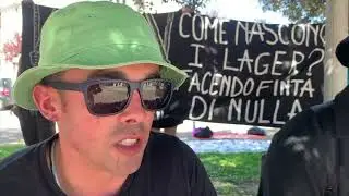 Manifestation contre le Cpr (Centres de D&eacute;tention pour le Rapatriement) Macomer (Sardaigne)  6 avril