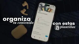 Notion para crear contenido y finanzas | Plantillas