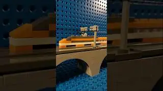 LEGO Micro Fast Trains - Le TGV #lego #train #railway #tgv #sncf #stopmotion