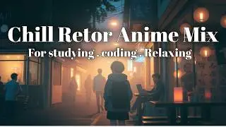 Chill Retro Anime Aesthetic House & R&B Mix for Studying, Coding, and Relaxation | 1 Hour