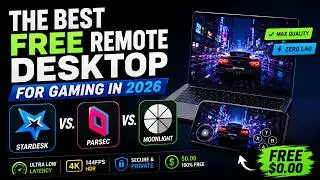 The Best FREE Remote Desktop for Gaming in 2026 (StarDesk vs. Parsec vs. Moonlight)