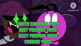 Courage the Cowardly Dog season 5 Shaya Dearest&rsquo;s haunted house title cards