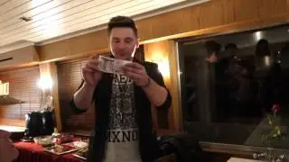 Kouzelnik Stepan na parniku v Praze