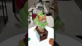 Is your cat as sweet and lovely as this matcha ice cream#matcha #Japaneseonly #kitty #fyp #followme