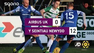 Airbus UK 0-12 Y Seintiau Newydd | Cymru Premier JD