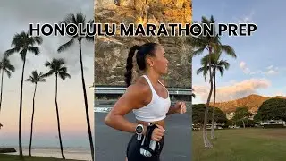 HONOLULU MARATHON PREP | morning routine, 14 mile run, realistic run, sick&hellip;