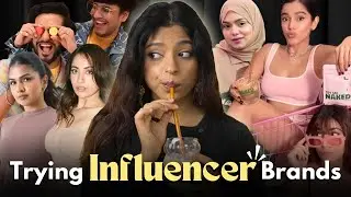 Trying Indian INFLUENCER Brands (not a fan) 😮&zwj;💨🇮🇳