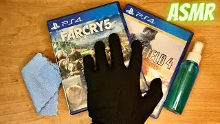 Asmr Cleaning Your Playstation Games 🧹😴