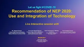 Webinar on Recommendations of NEP 2020: Use and Integration of Technology