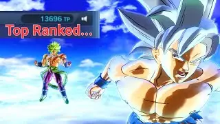 When Ultra Instinct Goku fights a TOP RANKED Broly - Dragon Ball Xenoverse 2