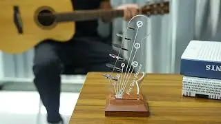 Light Up Guitar Pick Holder, Gift for Guitar Players Guitarists