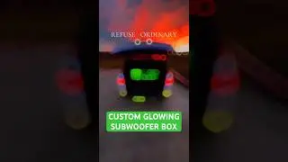 Custom Designed 4 12&rdquo; Subwoofer Box Range Rover Sport Supercharged DS18 Hooligan 8K LED GLOW 🔈