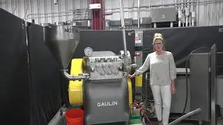 Gaulin Two Stage Stainless Steel Homogenizer Demonstration