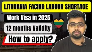 Lithuania Work Visa Guide | Europe Jobs for Indian Workers #lithuania 