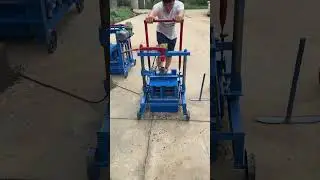 low price Mobile Egg-Laying Concrete Block Machine Small, Fast, and No Pallets Needed #blockmachine