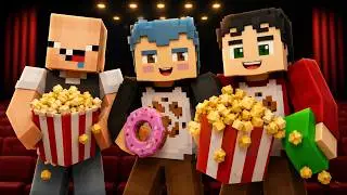 فلم ماين كرافت : زعرور و كركور و دودو ذاهبون الى افضل سينما في العالم 🔥😱