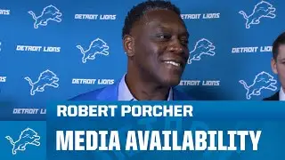 Robert Porcher meets with the media | 2025 Pride of the Lions