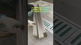 Stainless Steel Trench Drain for bathroom, food, beverage, brewery & winery industry!