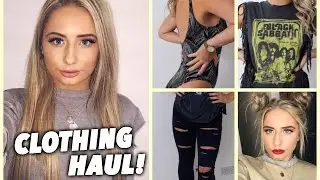 INSTAGRAM BADDIE' TRY ON CLOTHING HAUL!! | Saffron Barker