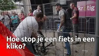 Hoe stop je een fiets in kliko? In Budel-Schoot werd het nk fietsproppen gehouden