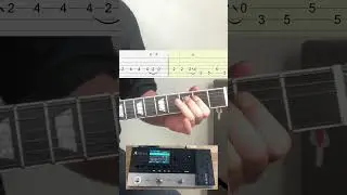 The Trooper Guitar + Tabs with Donner Arena 2000 multi-effects pedal #donnermusic #donnerartist