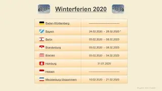 Winterferien 2020