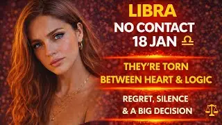 LIBRA NO CONTACT 18 JAN ⚖️ They’re Torn Between Heart & Logic | Regret, Silence & A BIG DECISION