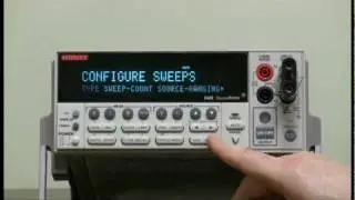 Keithley Instruments Model 2400 SourceMeter:  How-To Configure a Linear Voltage Sweep