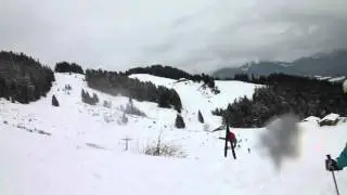 Freeride skiing Brauneck