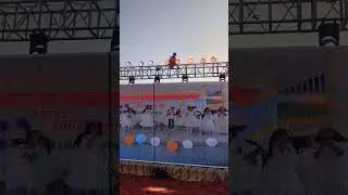 rgb lights setting on truss #music #electronicmusic #remix #dj #newmusic #school #annualfunction