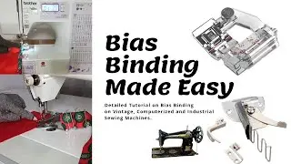 Bias Binding Foot Attachment for Sewing Machine #presserfoot