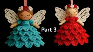 Crochet Angel Tutorial for Beginners | Easy Crochet Angel Ornament Step by Step
