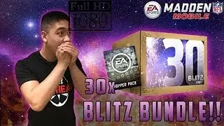 ❅❅ Madden Mobile 17 | 30x Blitz Bundle Opening!! TOO MANY TICKETS! ❅❅