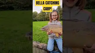 Bella caught a carp #carp #girl #girlfishing #carps #carpy #fish #fishing #angling #hindersbait