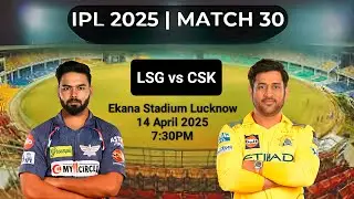 CSK vs LSG Full Match Analysis |IPL2025| Pitch Report| Key Players#ipl @GameOnPratyaksh#cricket