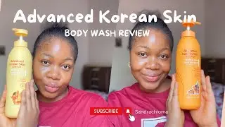 ОБЗОР КОРЕЙСКОГО ГЕЛЬ-СРЕДСТВА ДЛЯ ДУША ADVANCED SKIN✨ #обзорсредствапоуходузакожей #осветляющийг...