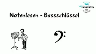 Musiktheorie: Notenlesen im Bassschlüssel