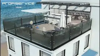 Визуализация системы ветрозащиты Windstop
