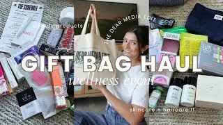 WELLNESS EVENT GIFT BAG HAUL | the dear media edit @ Los Angeles | STEPHANIEIVETTE