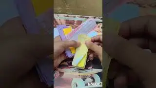 diy sticky notes organizer at home with cardboard