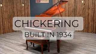 Chickering baby grand piano restored. Built in  1934