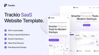 Build a Fintech Website Quickly with Trackio Template