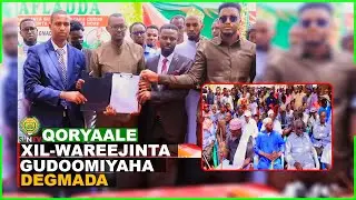Xil-wareejinta Gudoomiyaha Degmada Qoryaale ee Gobolka Togdheer.