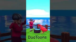 Scaryteacher vs duck funny moments🤣 #funny#shorts#shortsfeed#duck #scaryteacher#viral#trending#duck