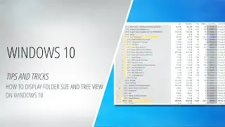 How to Display Folder Size and Tree View on Windows 10 [How to]