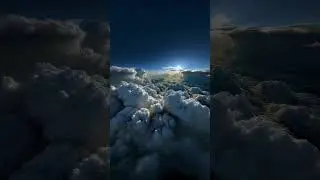 Heaven&rsquo;s cotton blanket, seen from a seat among the stars.#AboveTheClouds #AerialMagic #SkyVibes