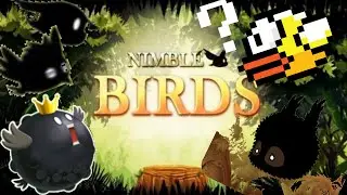 NIMBLE BIRDS Review | Flappy Bird meets Badland - iOS App Gameplay (Android, iPhone, iPad)