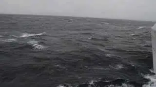 MV Hamnavoe in rough seas